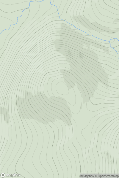 Thumbnail image for Meall Gorm [Braemar to Montrose] [NO140747] showing contour plot for surrounding peak